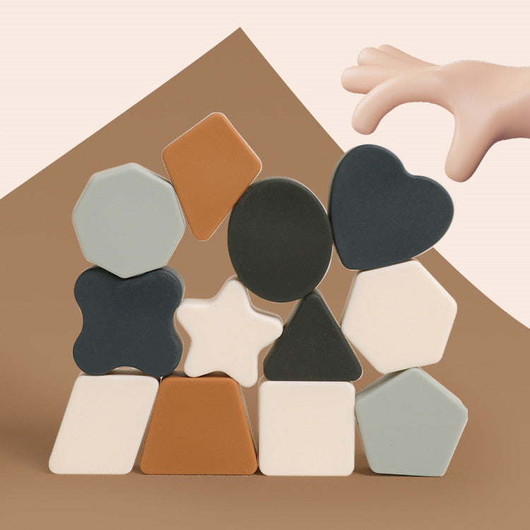 Wooden Building Blocks Set for Kids - Educational Toys