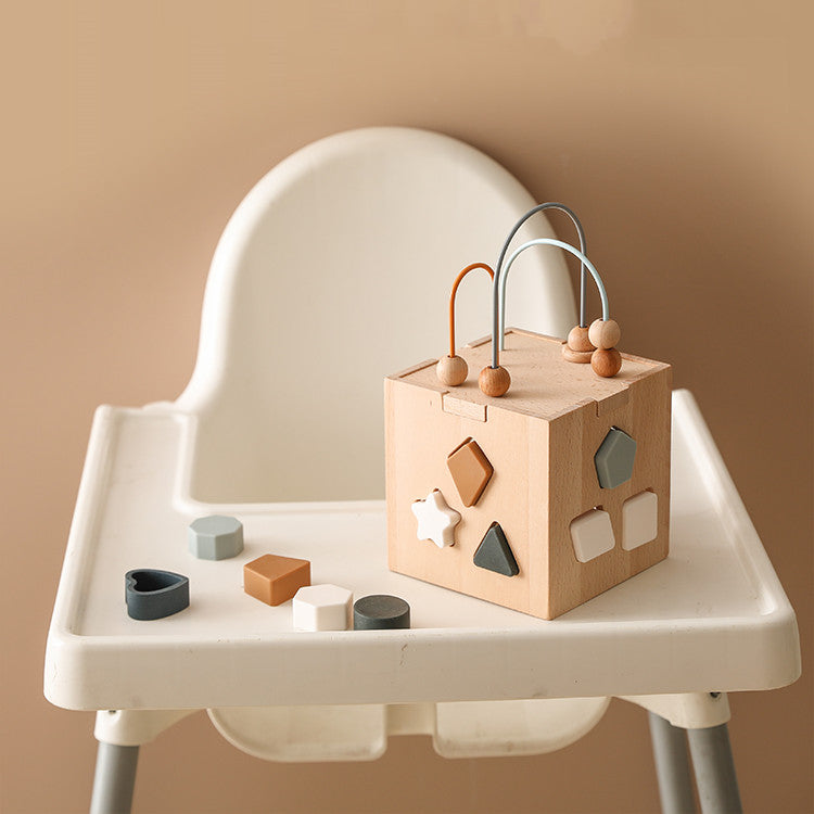 Wooden Building Blocks Set for Kids - Educational Toys
