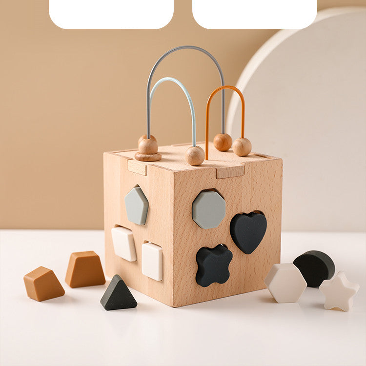 Wooden Building Blocks Set for Kids - Educational Toys