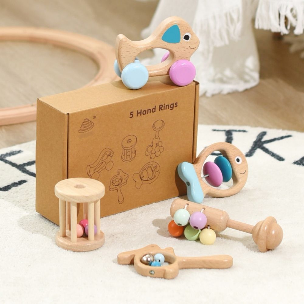 Early Explorers Wooden Toy Box - Wooden Play Kit Montessori Toy